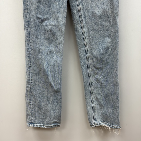 Abercrombie & Fitch The '90s Straight Ultra High Rise Jeans Light Wash Denim 25 - Picture 5 of 10